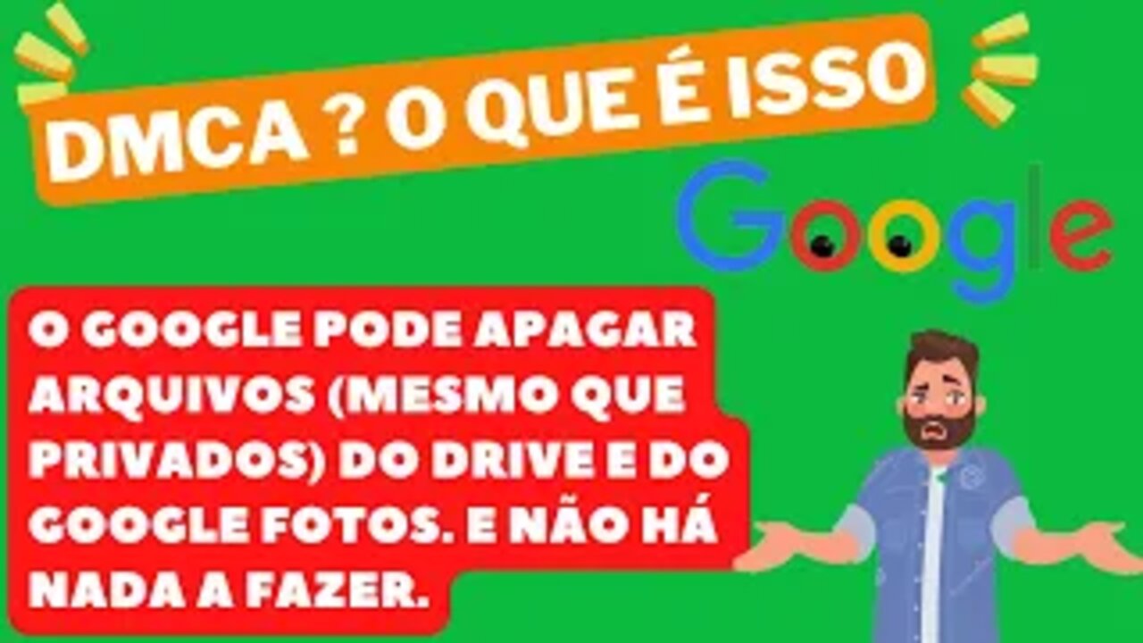FUI NOTIFICADO EXTRA JUDICIALMENTE PELA GOOGLE