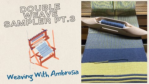 Mastering Double Width in Double Weave: A Sampler Journey