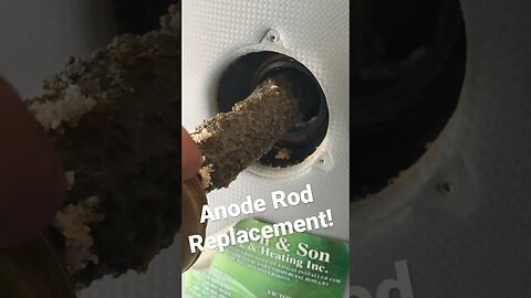 Extend Life of Your Water Heater - Replace the Anode Rod! #waterheater #shorts