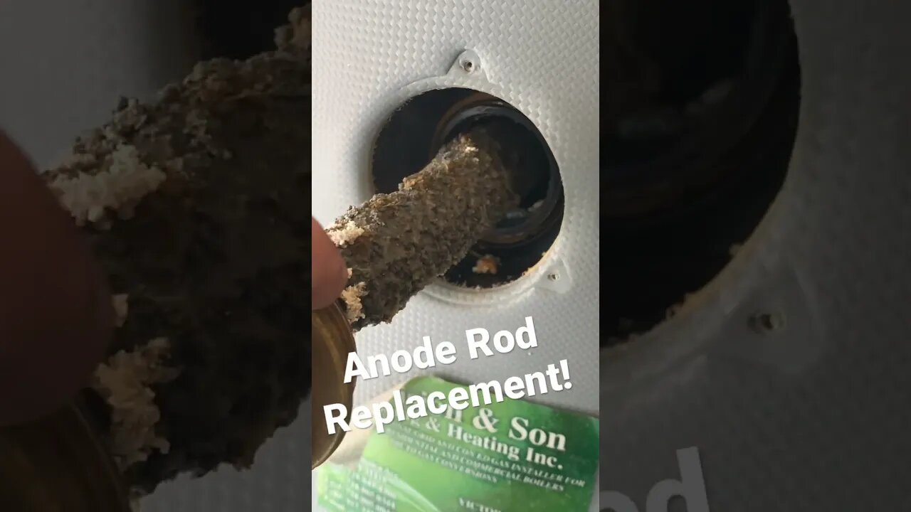 Extend Life of Your Water Heater - Replace the Anode Rod! #waterheater #shorts