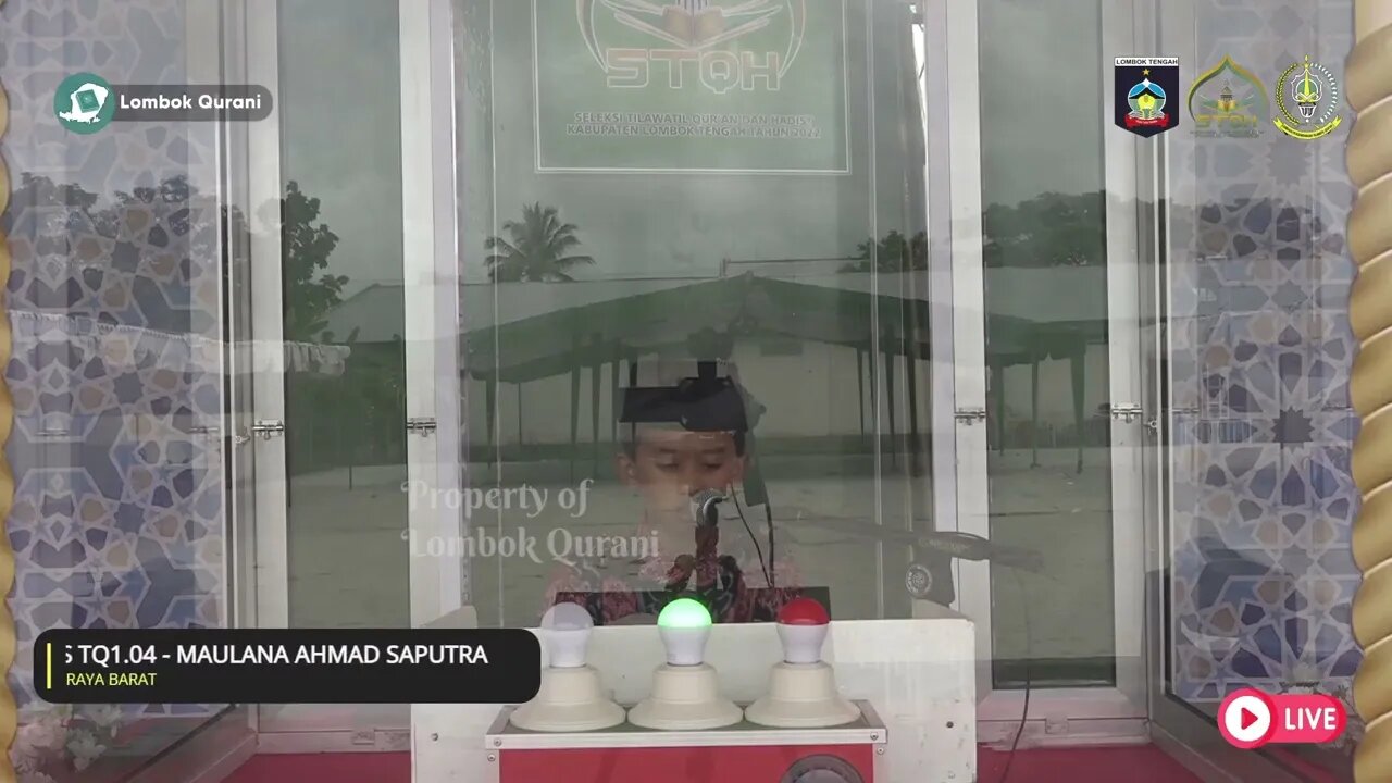 MAULANA AHMAD SAPUTRA FINALIS STQH KABUPATEN LOMBOK TENGAH 2022 TILAWH ANAK - ANAK