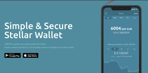 LOBSTR WALLET tutorial for adding assets