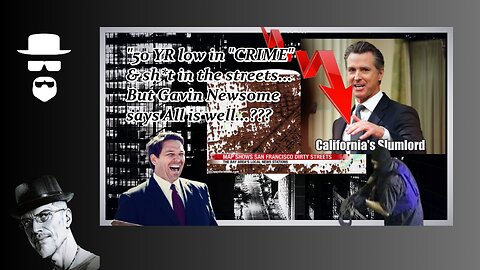 "50 YR LOW IN CRIME"...IN CALIFORNIA??? LOL