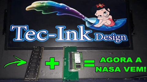 AGORA A NASA VEM! USANDO MEMÓRIA DDR3 DE NOTEBOOK JUNTO COM MEMÓRIA DE DESKTOP NO PC SOQUETE LGA 775