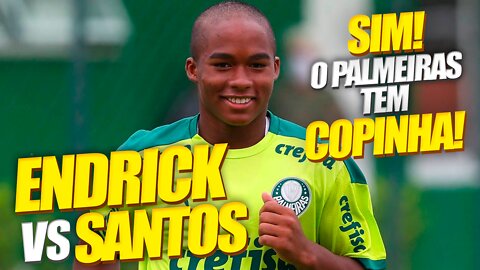 ENDRICK vs SANTOS | MELHORES MOMENTOS | VERDÃO TEM COPINHA | PALMEIRAS VS SANTOS
