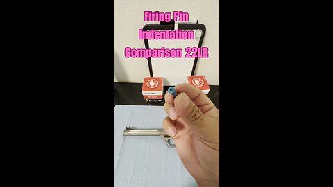 22LR Ammo Dummy Round Indentation