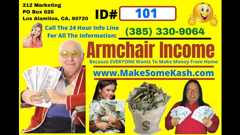 Let's Talk Armchair Income Business Opportunity On How To Make Money From Home Mailing Postcards