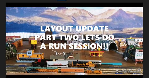 LAYOUT UPDATE PART TWO A RUN SESSION!