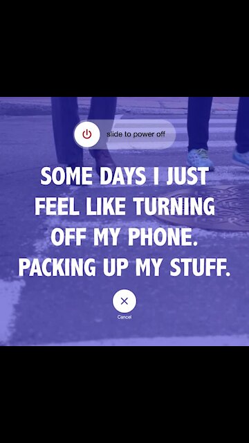 Some days I just feel like turning off my phone [GMG Originals]