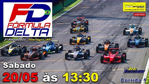 FÓRMULA DELTA | Corrida 1 | 2ª Etapa 2023 | Interlagos (SP) | Ao Vivo