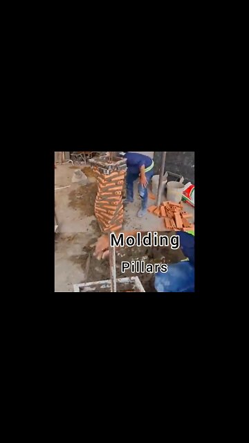 How To Build A Molding Pillars Amazing 😍 Technique #Shorts #ytshorts #dailyhackness #challenges