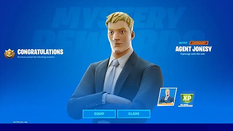 Unlocking *AGENT JONESY* in FORTNITE!