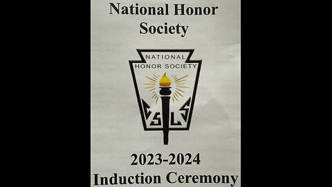 National Honor Society Ceremony (Allie)
