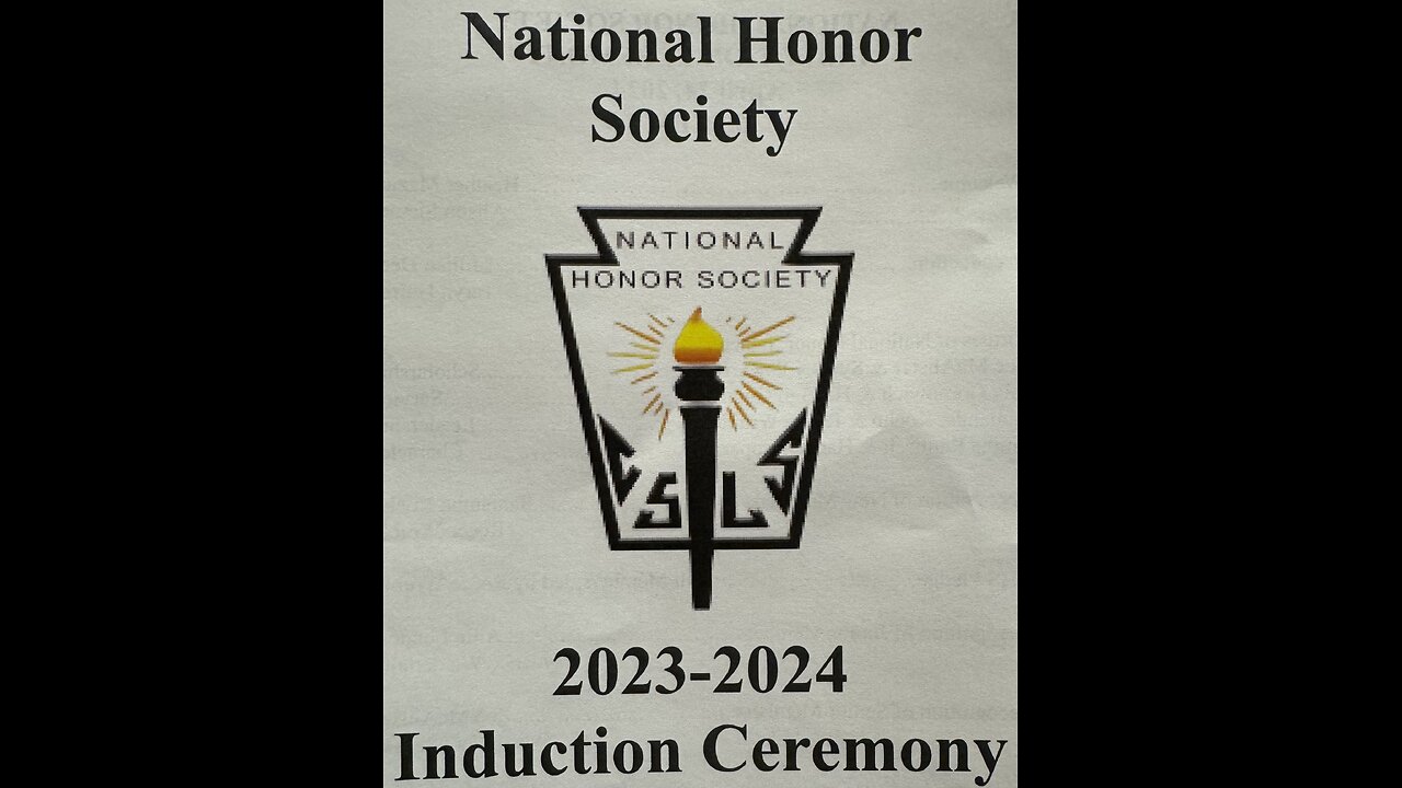 National Honor Society Ceremony (Allie)