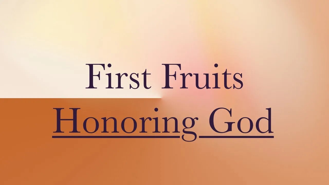 Honoring God