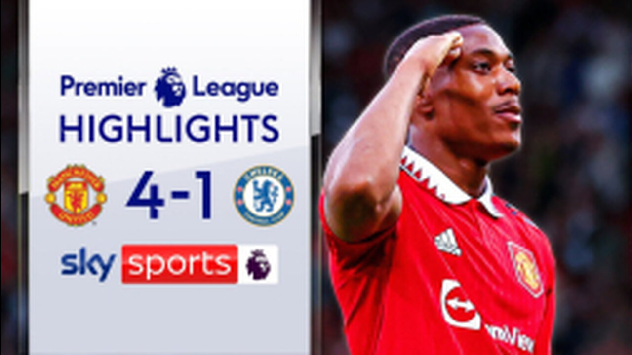 MANCHESTER UNITED VS CHELSEA 4-1 HIGHLIGHTS | PREMIER LEAGUE