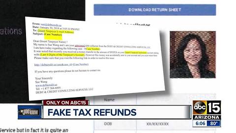 New scam targeting your identity through fake tax refunds