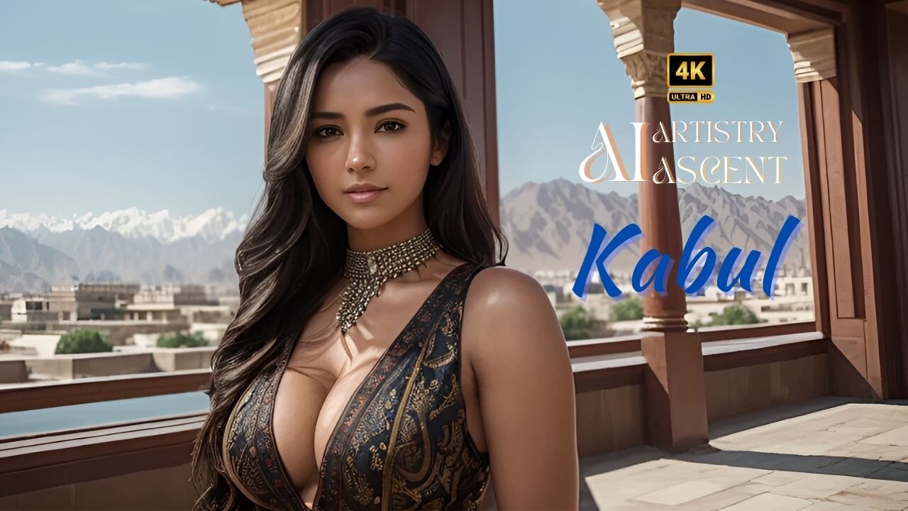 4K AI Artistry Lookbook l Controlling the markets of kabul city l Ai Lookbook Girl l Arabian- #ai