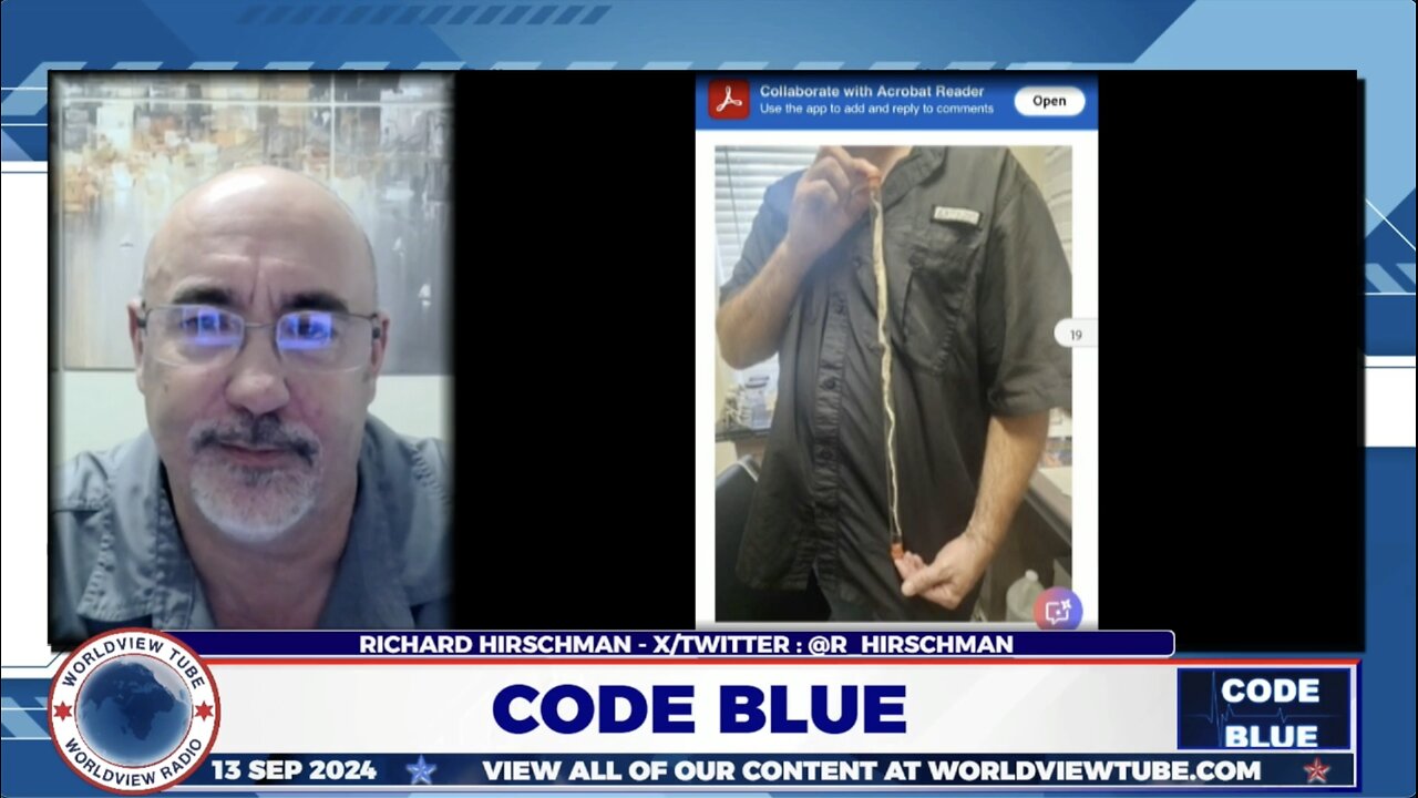 Code Blue Joined by Richard Hirschman Discussing Blood Clots Caused By the Covid Shot