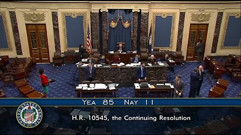 SENATE PASSED CR AND SOCIAL SECURITY