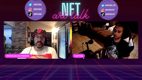 NFT ART TALK - EP 64 - NFT ARTISTS - Vanessa Lane, Sahil, Raisini, Shreenivasyenni.eth
