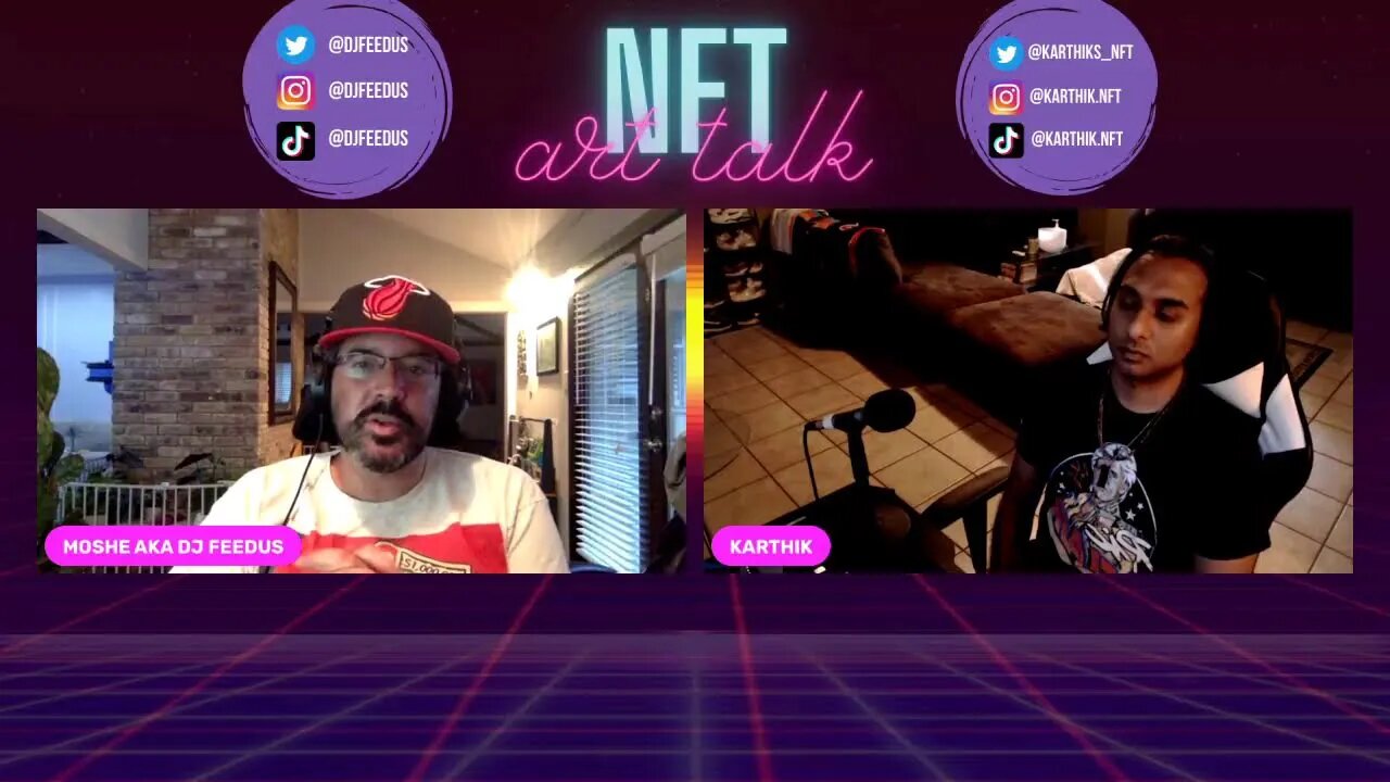 NFT ART TALK - EP 64 - NFT ARTISTS - Vanessa Lane, Sahil, Raisini, Shreenivasyenni.eth