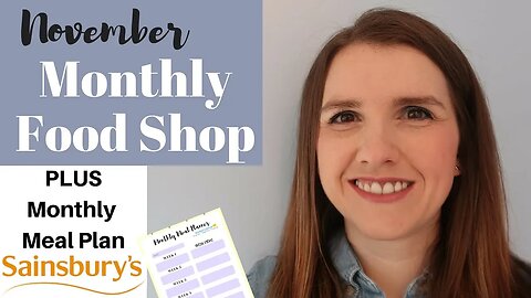 NOVEMBER FAMILY GROCERY HAUL UK 2018 ¦ SAINSBURYS