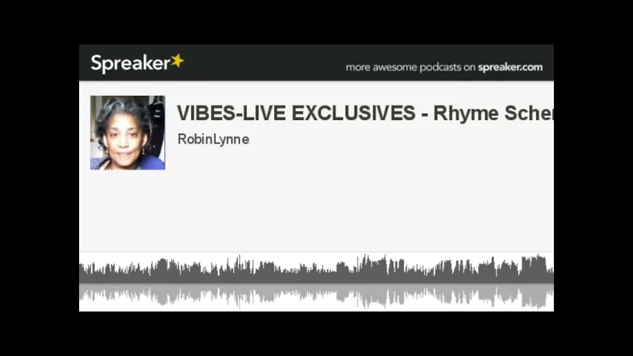 VIBES-LIVE EXCLUSIVES - Rhyme Scheme (made with Spreaker)