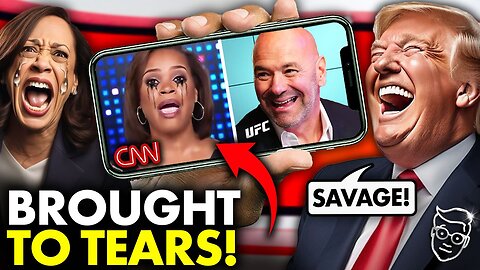 CNN Has On-Air PANIC ATTACK As UFC's Dana White Goes BEAST MODE On Kamala | 'She is NOT Fit'