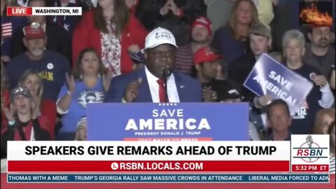 Trump Rally, John Gibbs, Very Funny, Michigan 04/02/22