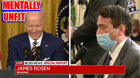 Reporter Calls Out Joe Biden's Mental Fitness At Presser Today
