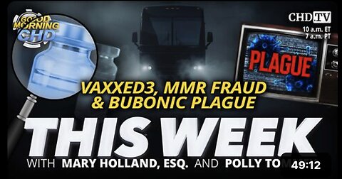 Vaxxed3, MMR Fraud & Bubonic Plague