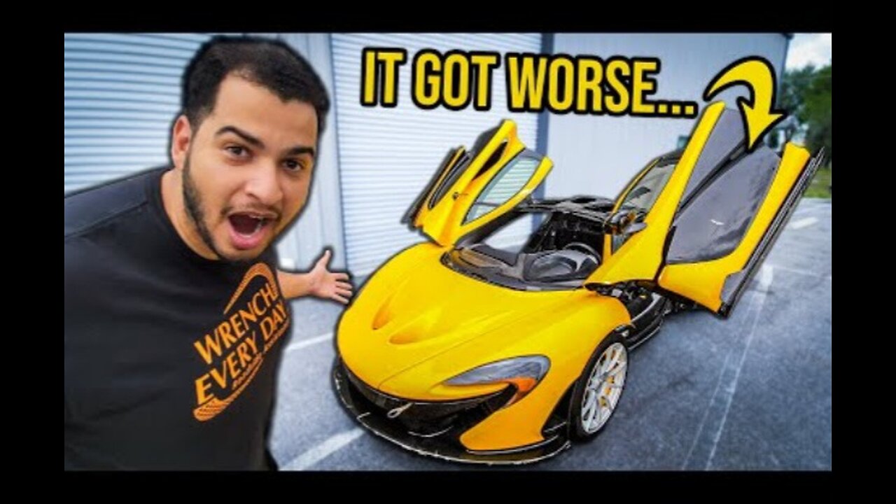 Rebuilding A Flooded 2000000 McLaren P1 Part 2