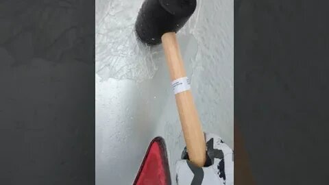 [ICE STORM] Breaking Ice Off My Car [Satisfying]