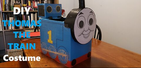 DIY Easy Thomas the Train Costume #thomasthetrain