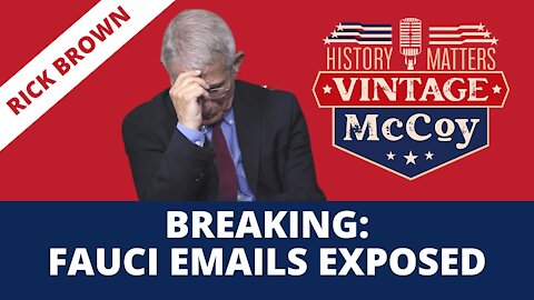 BREAKING: FAUCI EMAILS EXPOSED