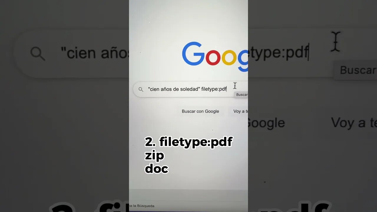 6 trucos para buscar en Google como un profesional: ¡Mejora tus búsquedas en segundos! #shorts