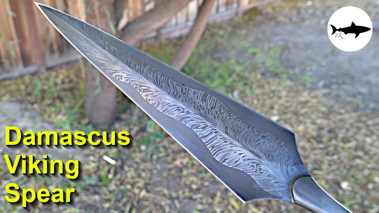 Forging a Damascus Viking Spear