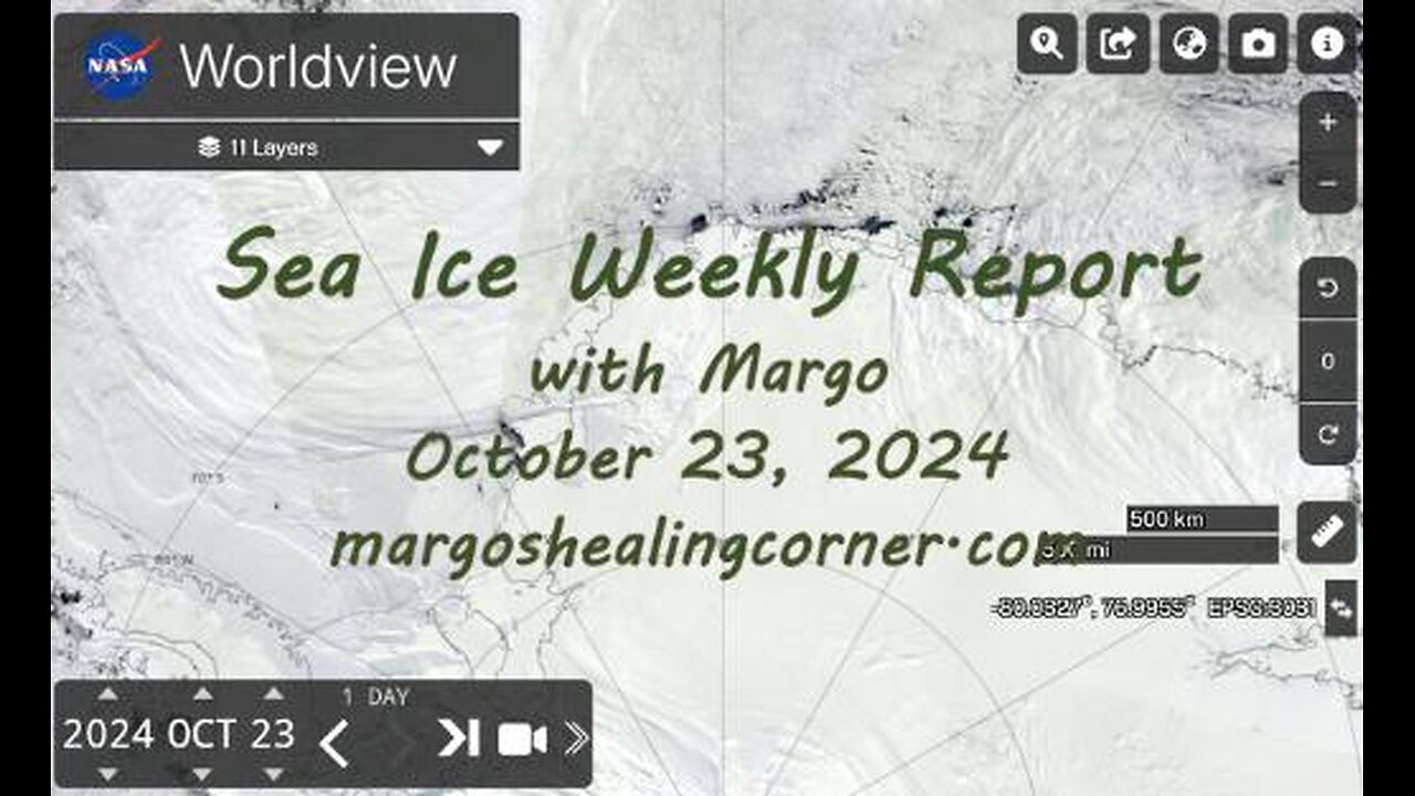 Sea Ice Weekly Report with Margo (Oct. 23, 2024)