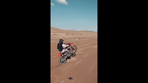 Drone Vs Dirt Bike (Big Crash)