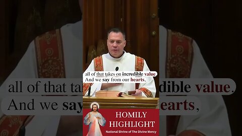 What is #DivineMercy Devotion? Deacon Jason Lewis, MIC, explains. #MarianFathers #homilyhighlight