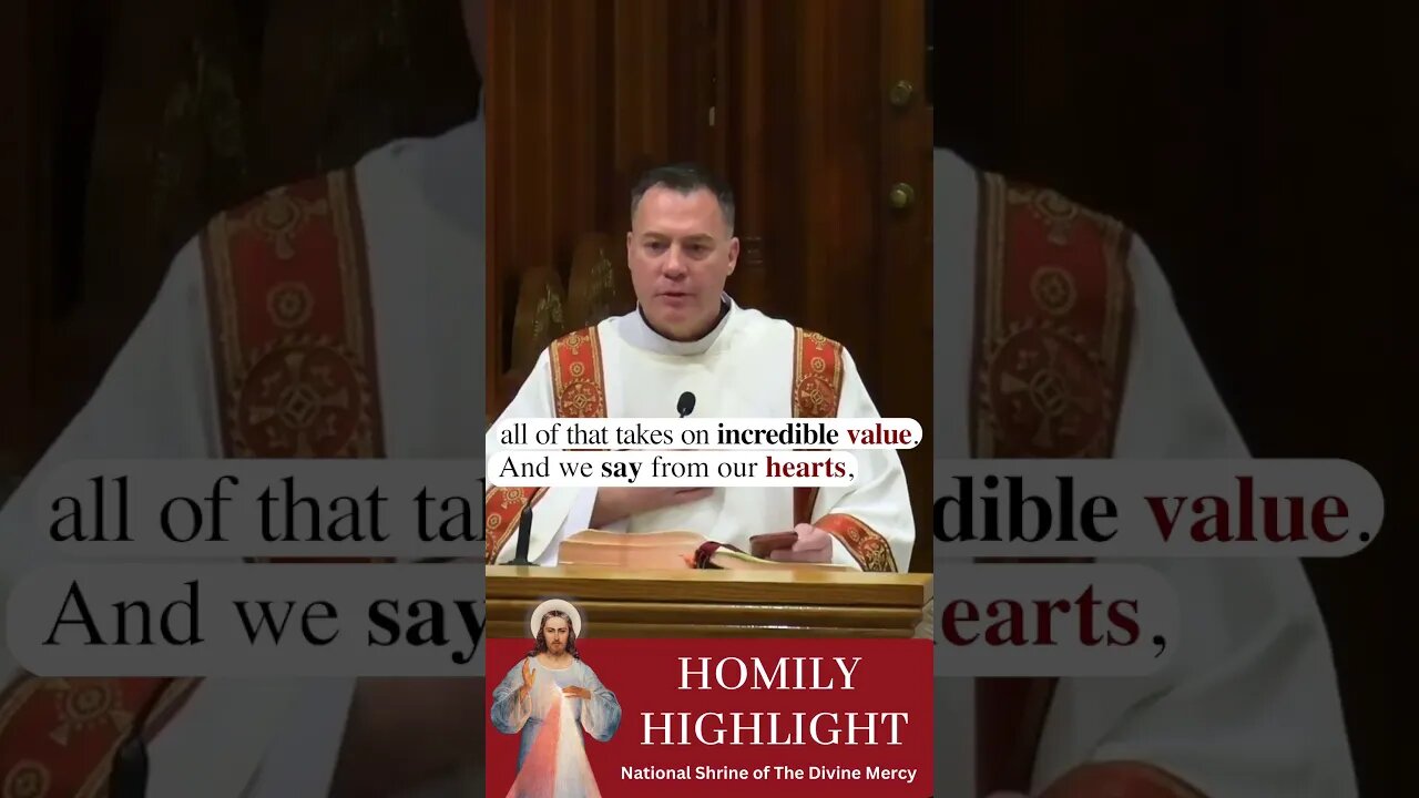 What is #DivineMercy Devotion? Deacon Jason Lewis, MIC, explains. #MarianFathers #homilyhighlight