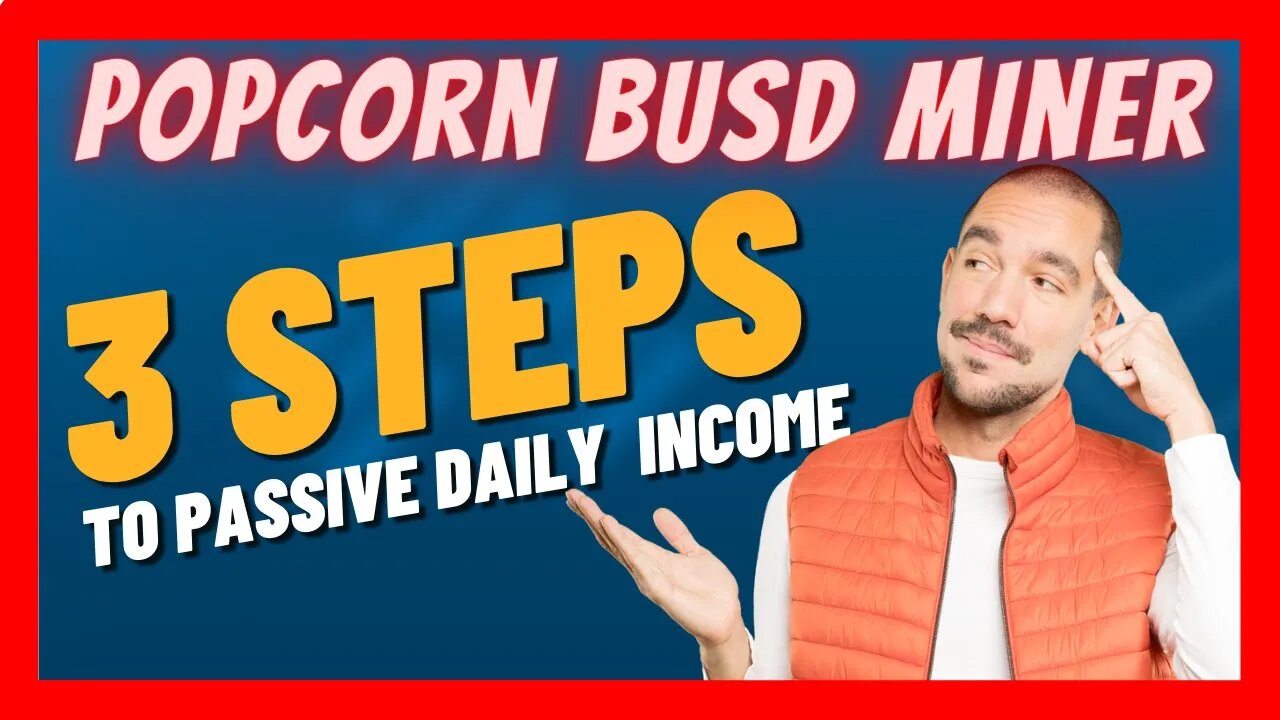 POPCORN BUSD MINER UPDATE 🎰 16% Daily Rewards