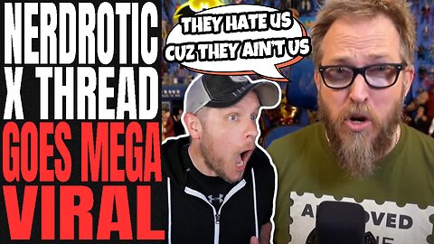 Nerdrotic Gets ATTACKED | Woke Lunatics LIE About Popular Creator AND GET ROASTED FOR IT