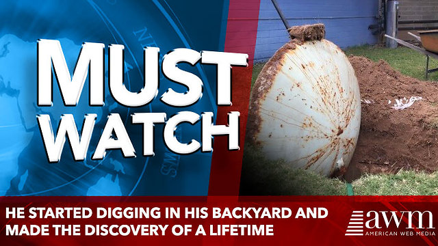 He Started Digging In His Backyard And Made The Discovery Of A Lifetime