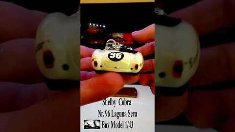 Shelby Cobra Nr. 96 Laguna Seca - Box Model 1/43