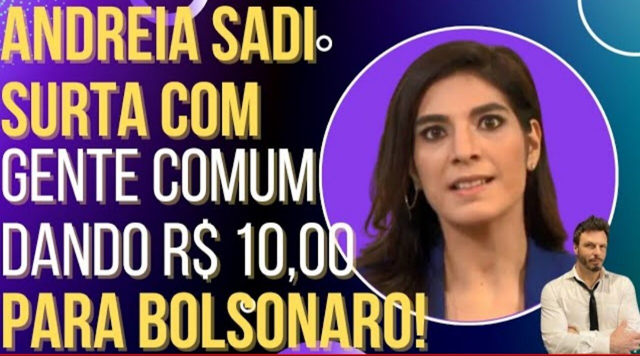 Globo LIXO presenter freaks out about people giving R$10.00 pix to Bolsonaro! by OiLuiz