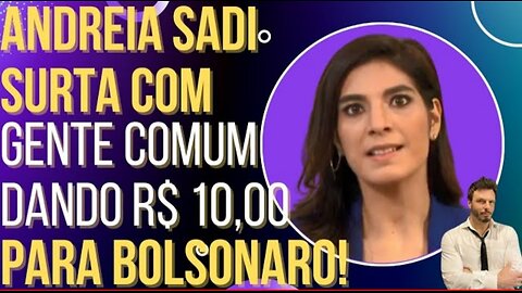 Globo LIXO presenter freaks out about people giving R$10.00 pix to Bolsonaro! by OiLuiz