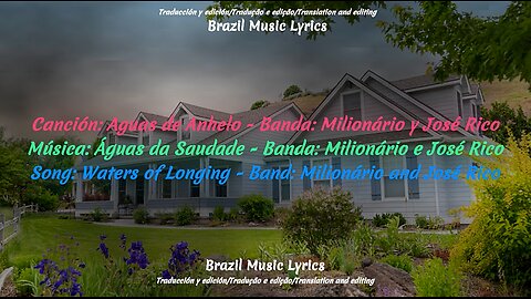 Brazil Music: Waters of Longing - Band: Milionário and José Rico