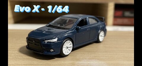 Custom Mitsubishi Lancer Evolution X diecast 1/64